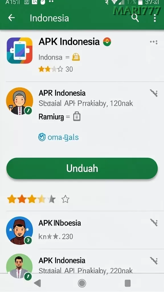 Cuplikan layar SVIP9 — menu navigasi