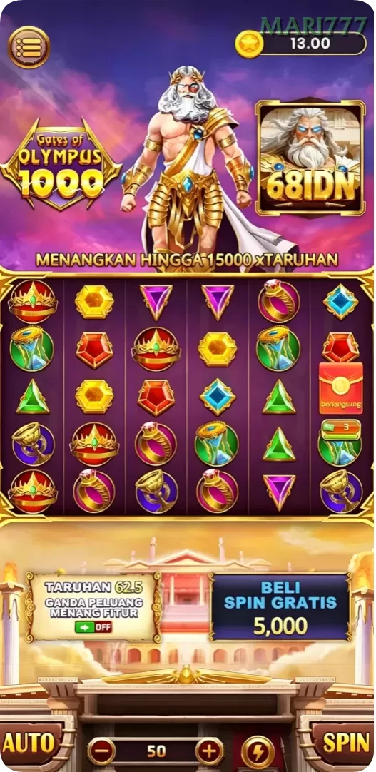 Cuplikan layar DHX4D — menu navigasi