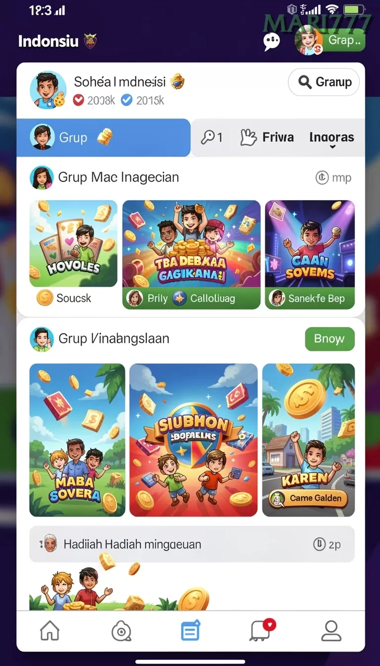 Cuplikan layar D200M — menu navigasi