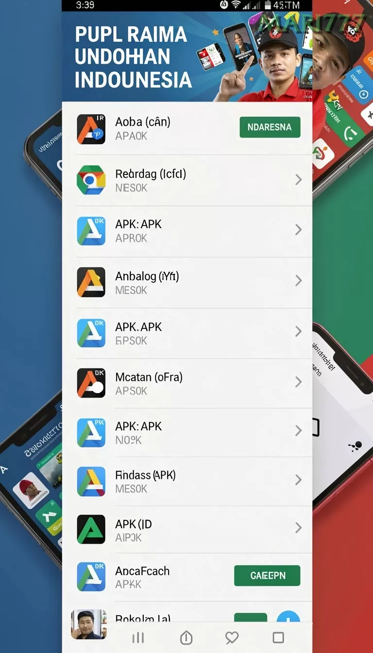 Cuplikan layar SR777 — aktivitas