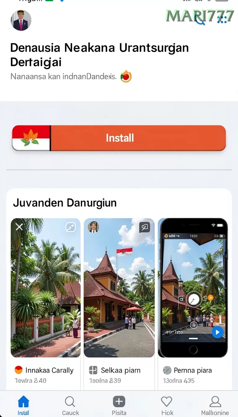 Cuplikan layar VIP42 — halaman utama